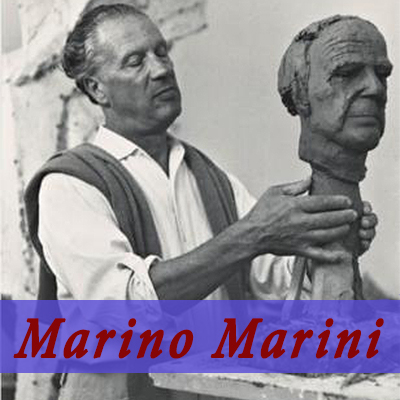 نقاشی و مجسمه های اکسپرسیونیسم مارینو ماریینی «Marino Marini»